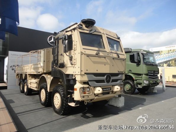 卡车论坛奔驰arocs 8x8军车奔驰2014年欧洲防务展,,.