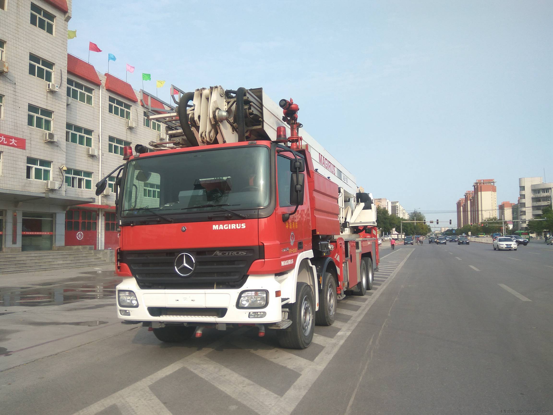 magirus alp42 马基路斯42米登高消防车